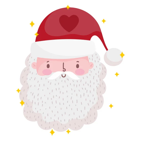 Weihnachten süßer Weihnachtsmann — Stockvektor