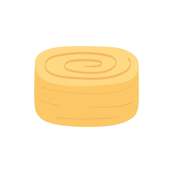 Postre rollo comida — Vector de stock