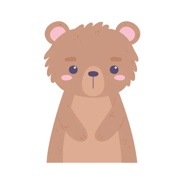 Mignon petit ours — Image vectorielle