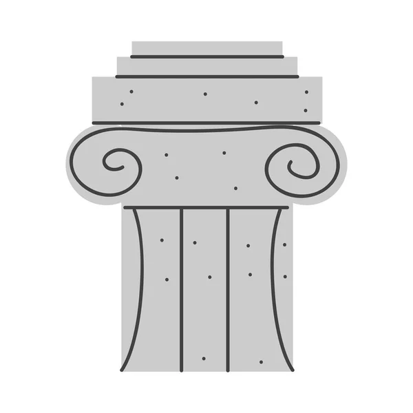 Стиль греческой колонны — стоковый вектор