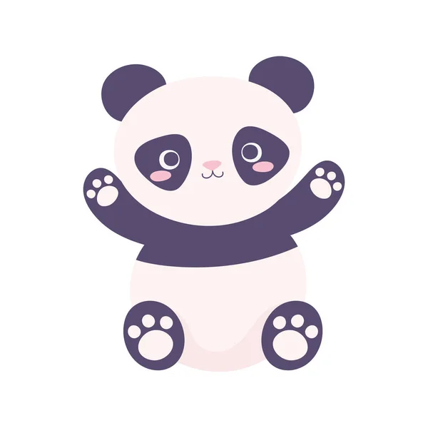 Mignon petit panda — Image vectorielle