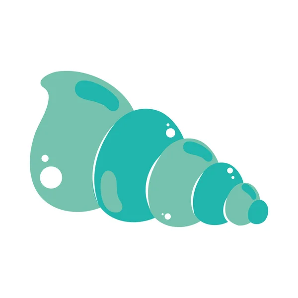 Icono de concha de caracol — Vector de stock
