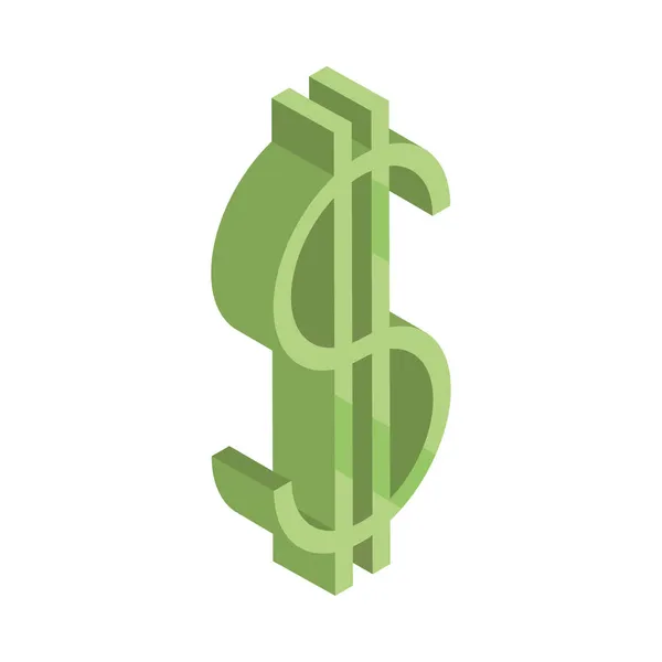 Dolar para işareti — Stok Vektör