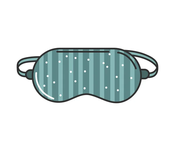 Dotted sleep mask — Stock Vector