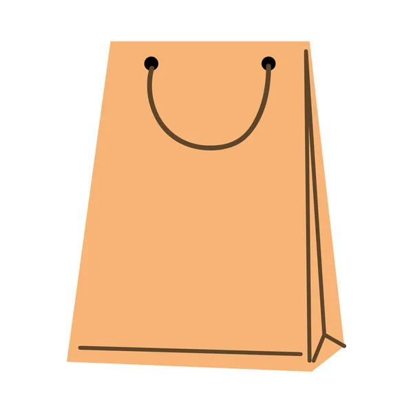 Paper shopping bag — Stock Vector