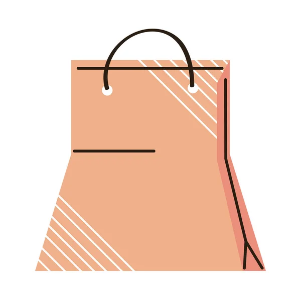 Shopping bag con manico — Vettoriale Stock