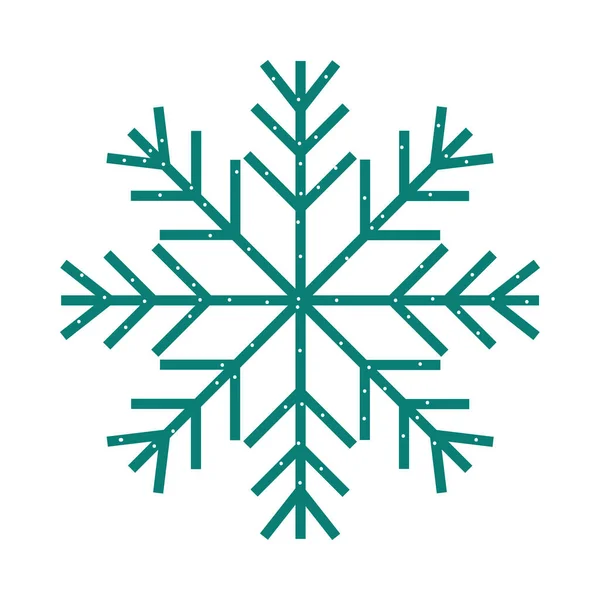 Χιόνι το χειμώνα νιφάδα χιονιού — Διανυσματικό Αρχείο