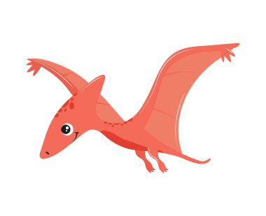 Pteranodon sevimli dinozor.