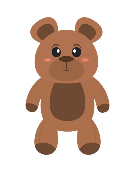 Schattige teddybeer — Stockvector