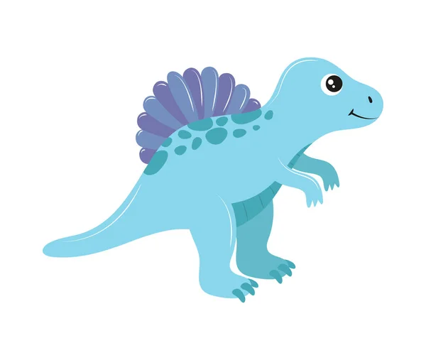 Roztomilý spinosaurus dinosaurus — Stockový vektor