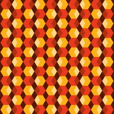 poligonal soyut desen