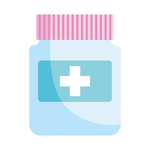 Bouteille de médicament prescription — Image vectorielle