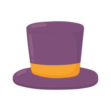 Silindir şapka karikatür