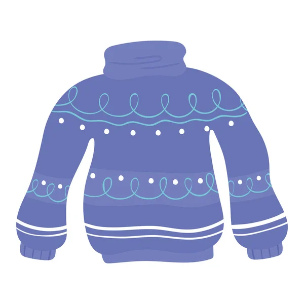 Ikona pleteného svetru — Stockový vektor