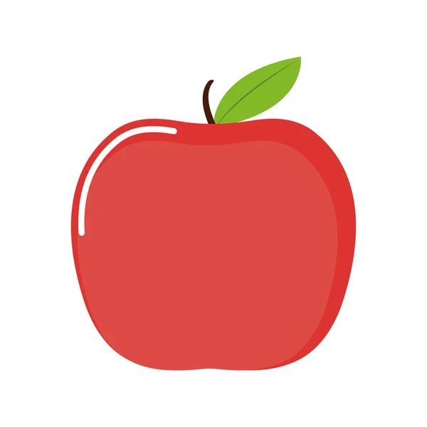 Manzana fruta icono — Vector de stock