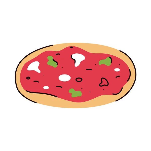 Restauration rapide pizza — Image vectorielle