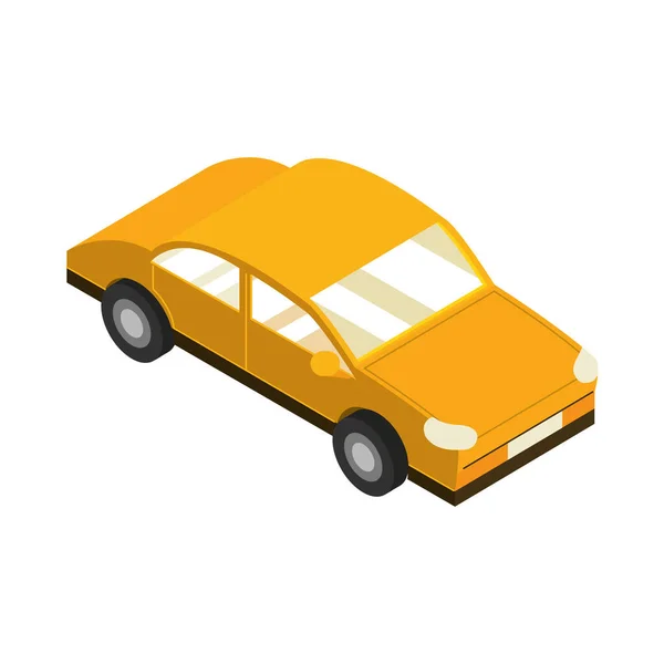 Vehículo de coche isométrico — Vector de stock