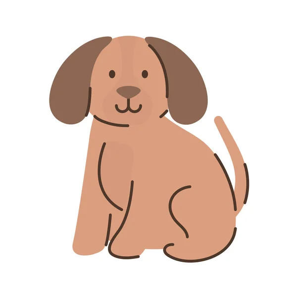 Dog cute pet — Stock Vector
