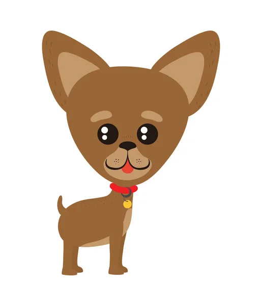 ペットの小さな犬 — ストックベクタ
