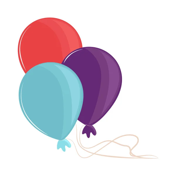Festa balões decoração — Vetor de Stock