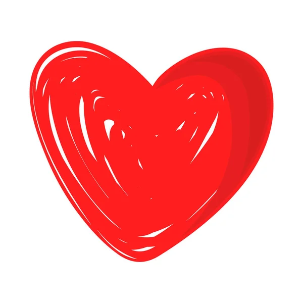 Любов гранжеве серце — стоковий вектор