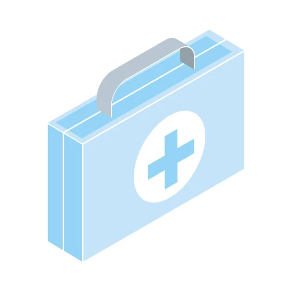 Healthcare kit first aid — Stock vektor