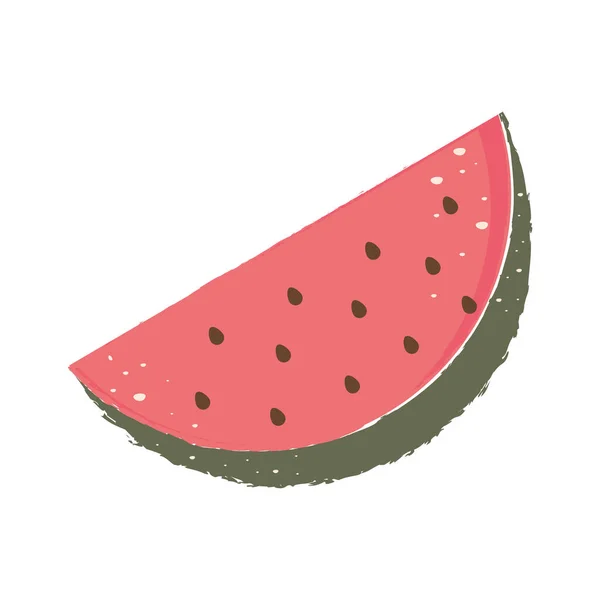 Slice watermelon icon — 图库矢量图片
