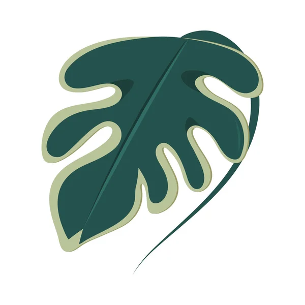 Fabal leaf moster — стоковый вектор