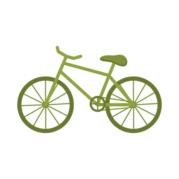 Transporte de bicicleta verde —  Vetores de Stock