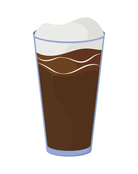 Filiżanka zimnej kawy — Wektor stockowy
