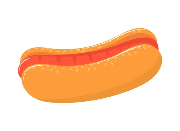 Hot dog restauration rapide — Image vectorielle