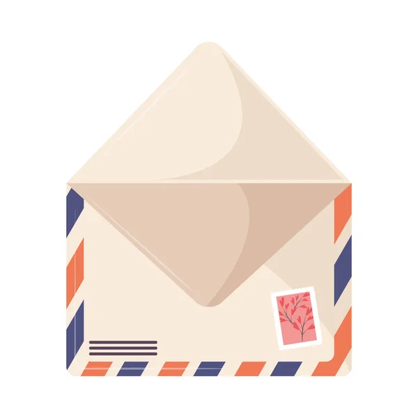 Open postal mail — Stockvektor