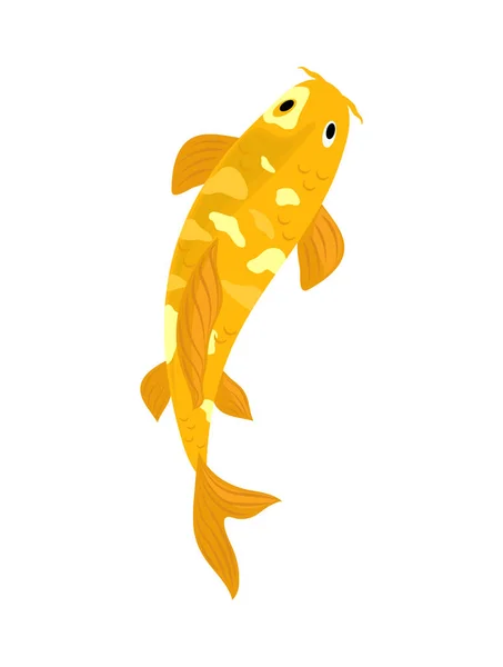 Spotted koi fish — Stockvektor