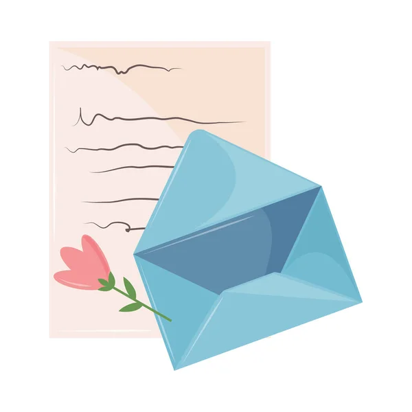Postal handwriting mail — Stockvektor