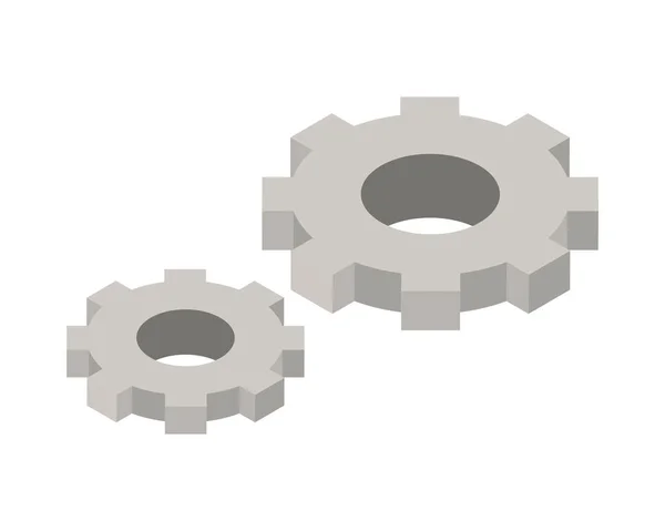 Gears setting icon — Stock Vector