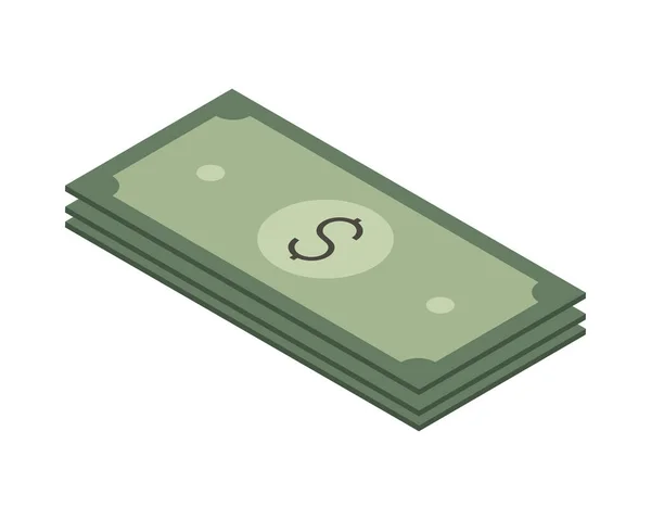 Money banknotes cash — Stok Vektör