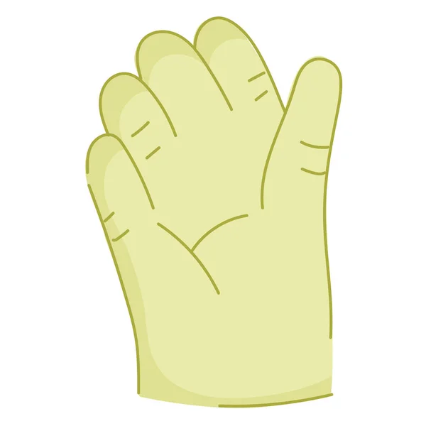 Зеленая рука — стоковый вектор