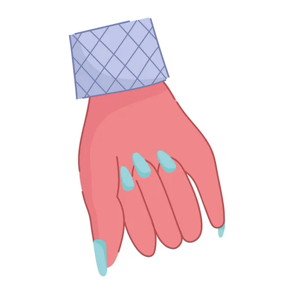 Stock vector female hand cartoon