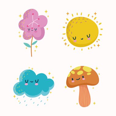 Set çocuk çizimleri