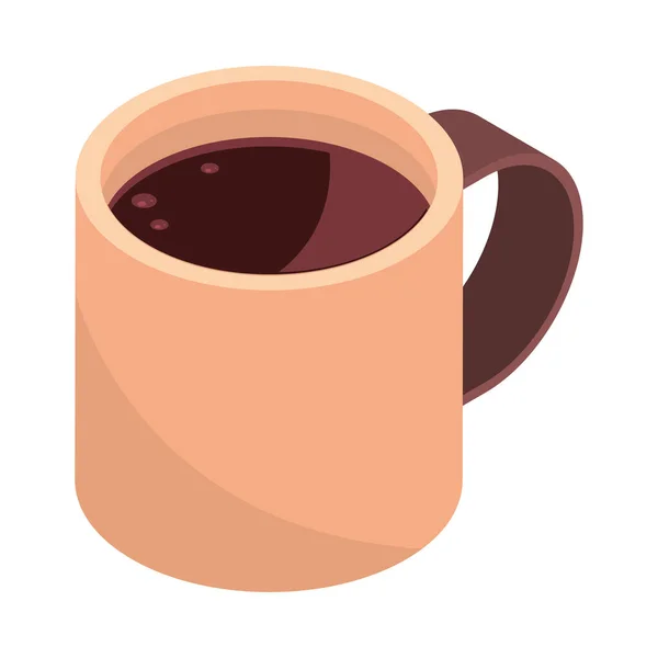 Mok koffie — Stockvector