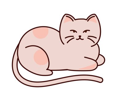 Benekli şirin kedi.