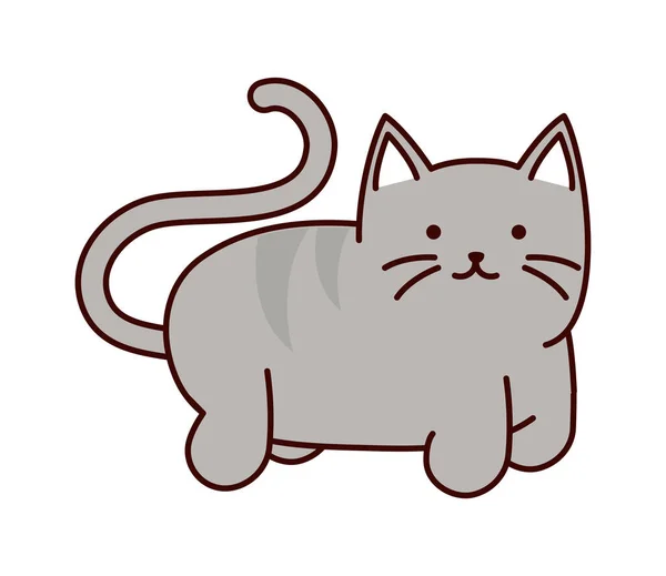 Кошачья икона — стоковый вектор