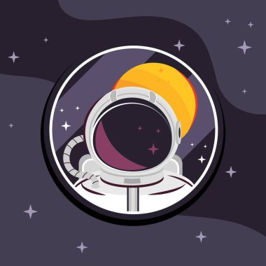 uzay astronotu ve güneş