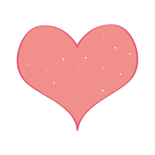 Szív szerelem romantikus — Stock Vector