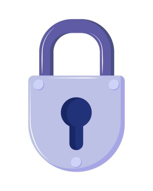 asma kilit güvenlik simgesi