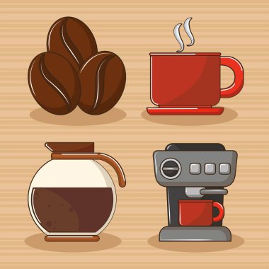 Kahve vektör simgeler