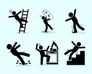 potansiyel kaza ve yaralanmalar