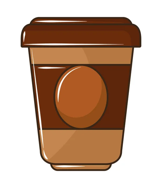 Takeaway coffee cup — Stock Vector