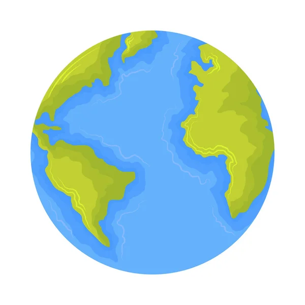 Карта земного шара — стоковый вектор