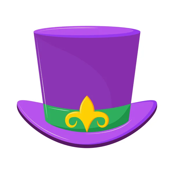 Mardi Gras hatt — Stock vektor